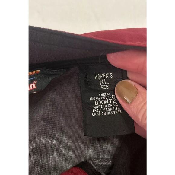 L.L. Bean Red Women’s X-Large Windstopper Fall Rain Soft shell Jacket Full Zip - Picture 15 of 15